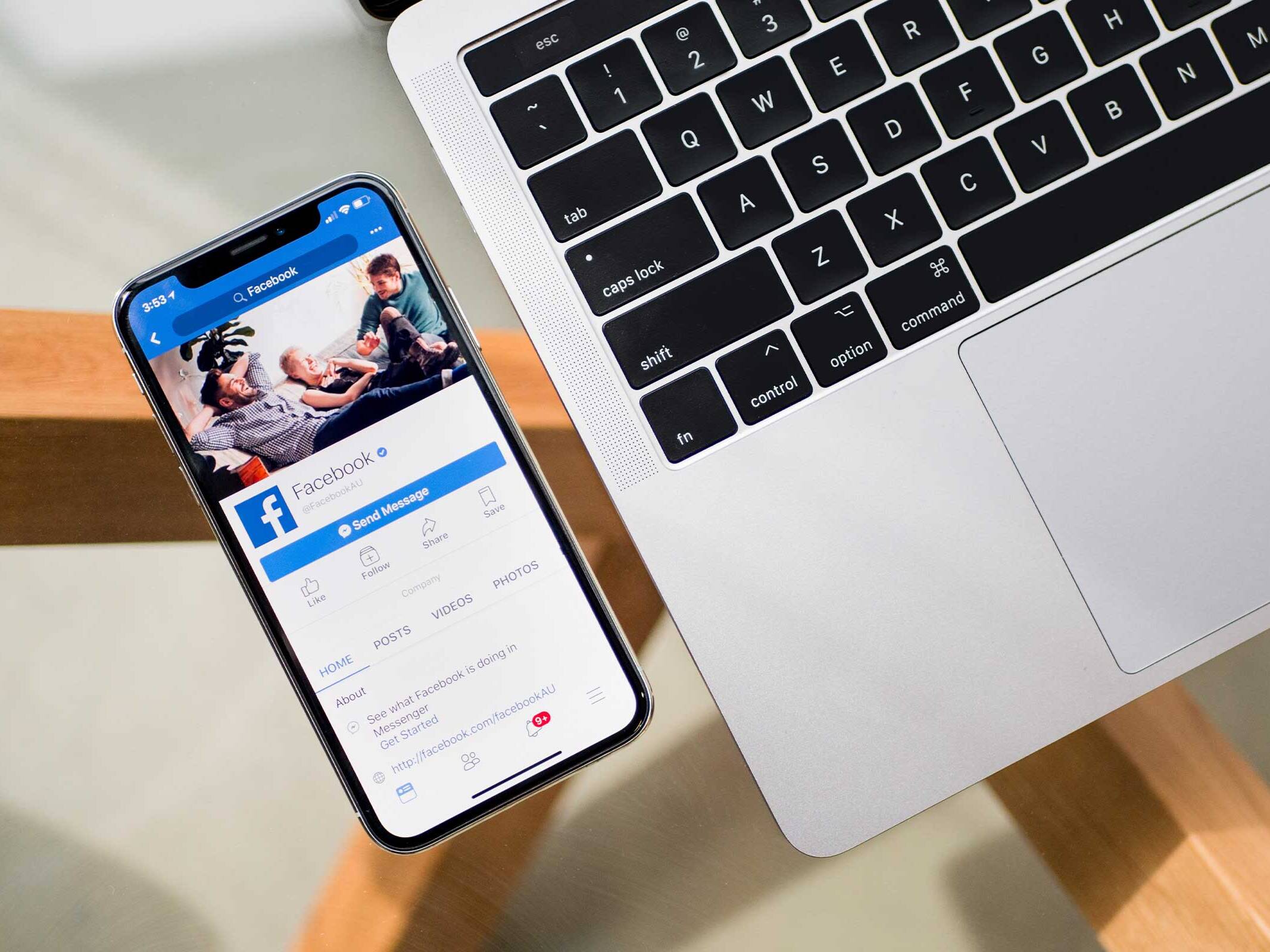 Mobile Phone and Laptop